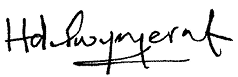 Signature of Chairman – Audit Committee