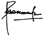 Signature of Chairman - Board Integrated Risk Management Committee